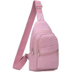 Lilac Small Sling Backpack Crossbody Sling Bag, Chest Bag Daypack Fanny Pack Cross Body Bag for Outdoors Hiking Traveling