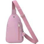 Lilac Small Sling Backpack Crossbody Sling Bag, Chest Bag Daypack Fanny Pack Cross Body Bag for Outdoors Hiking Traveling
